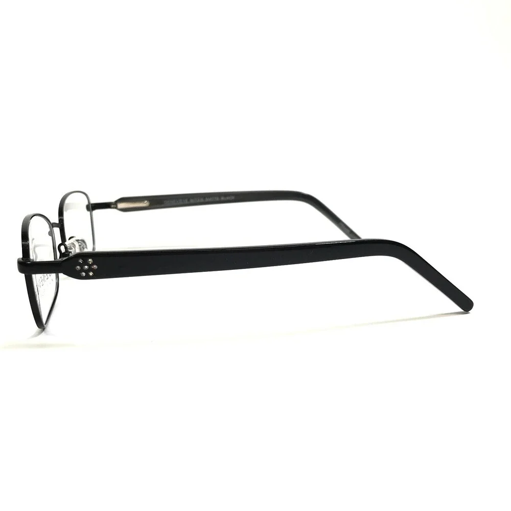 Genevieve Eyeglasses Frames MITZIE MATTE BLACK Rectangular Full Rim 51-18-135